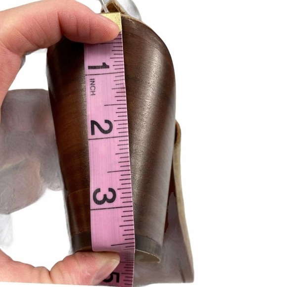 NEW Frye Carolina Ash Tan Sling Peep-Toe Suede Boot- 10 - Picture 6 of 7